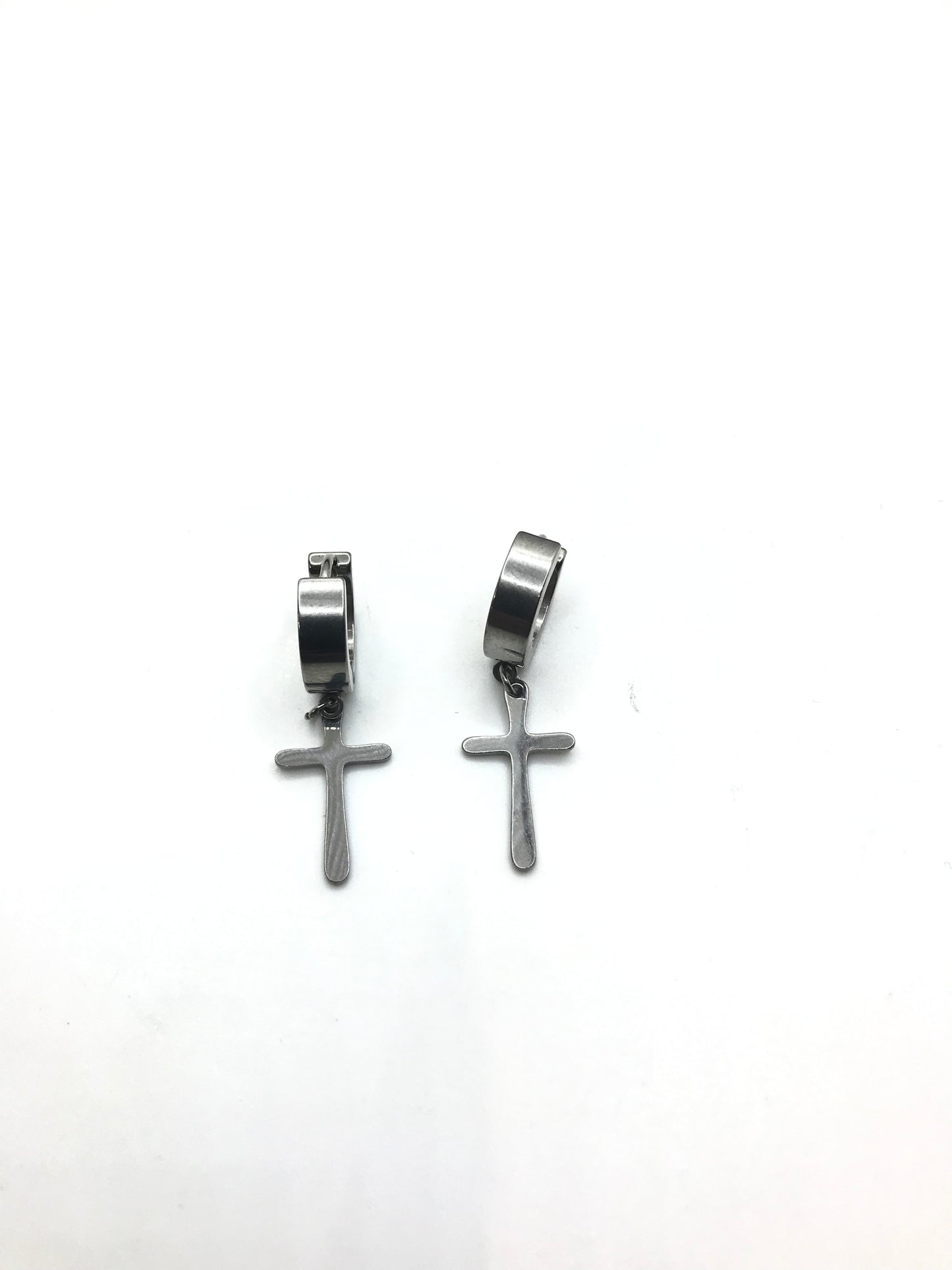 Mens hoop  gold plated earrings
