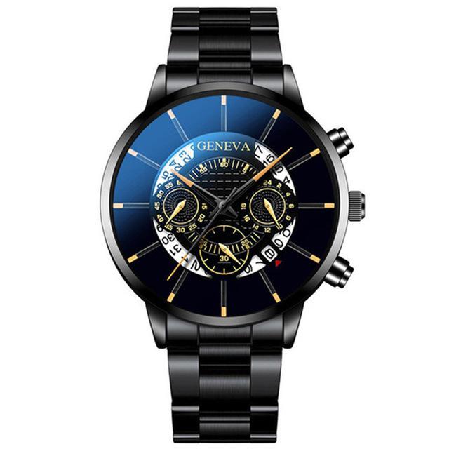 Geneva black face fashion watches