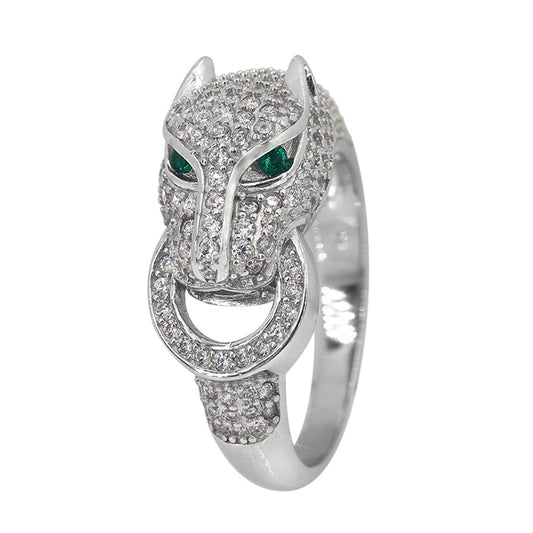 Bague serpent en argent véritable