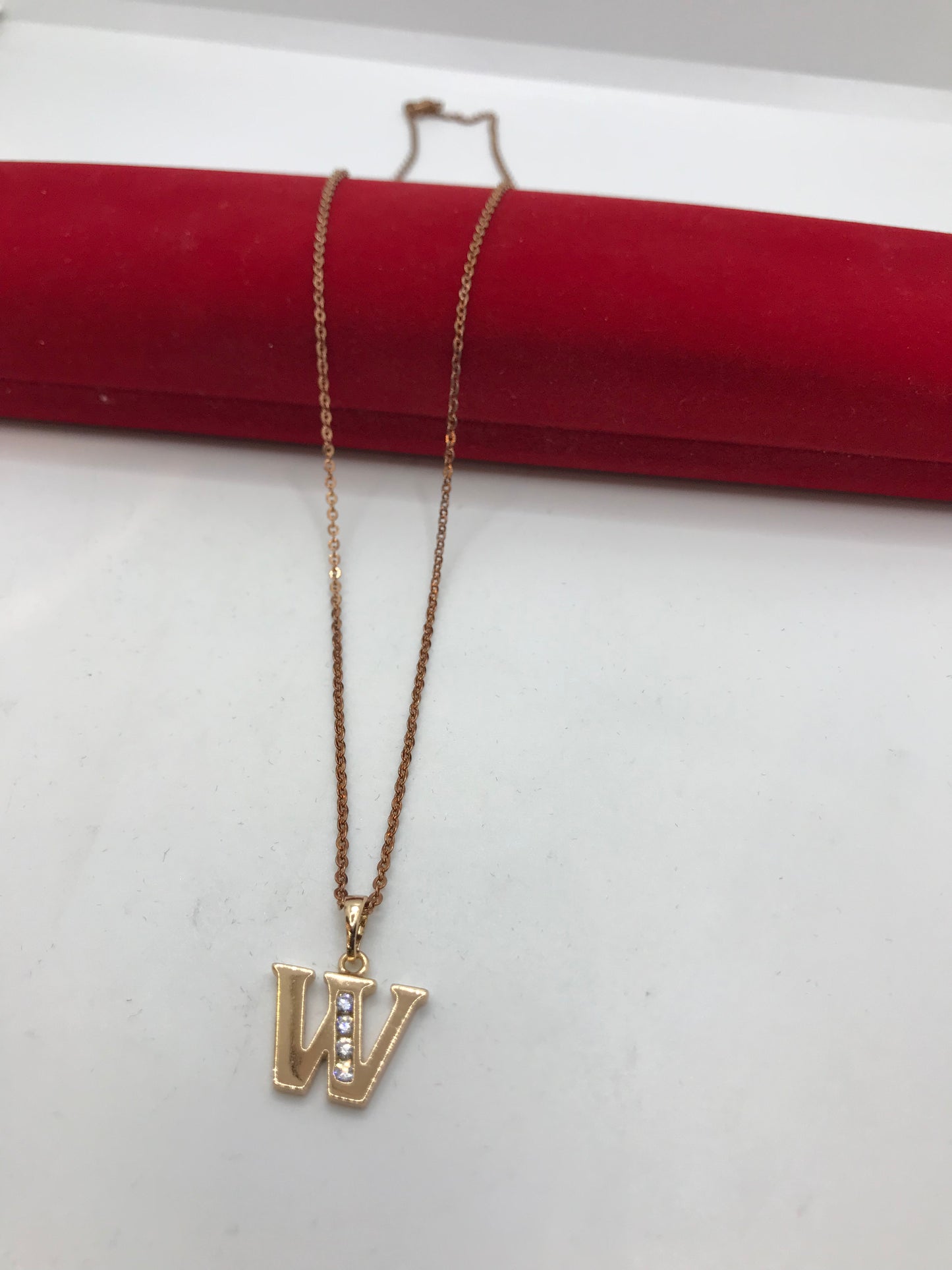 Rosegold Initials Necklace