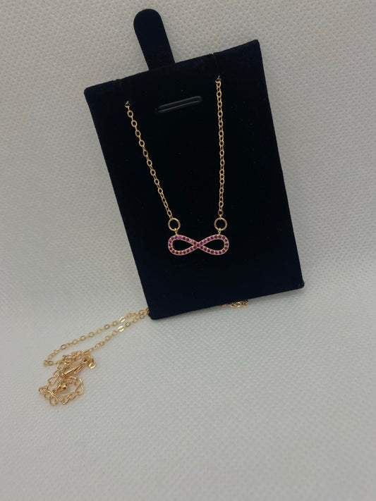 Collier infini plaqué or
