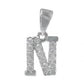 Sterling silver initial necklace