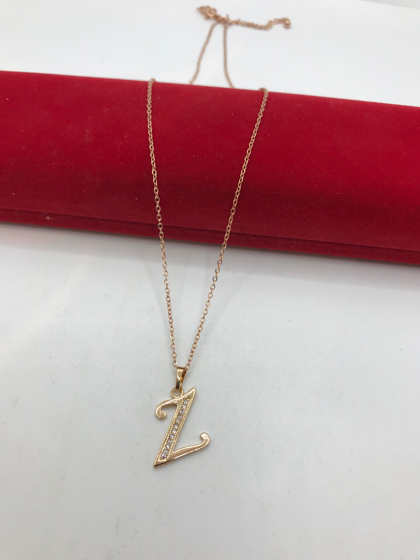 Rosegold Initials Necklace