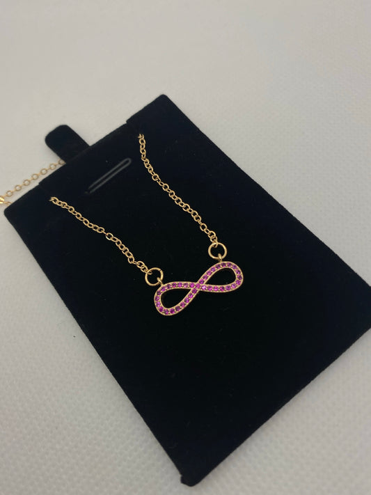 Collier infini plaqué or