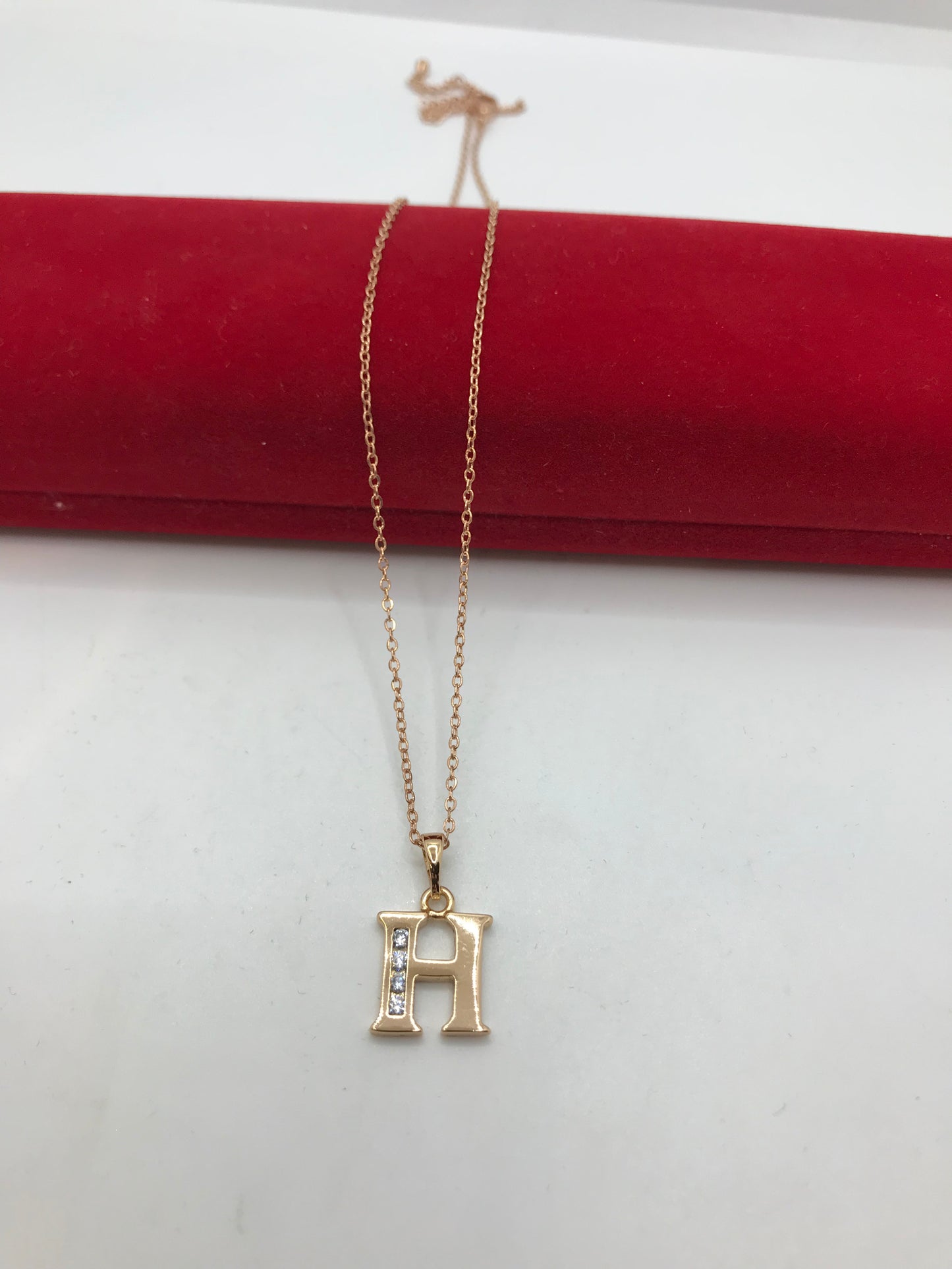 Rosegold Initials Necklace