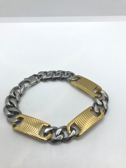 Gold Plated 2 tone Bracelet