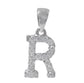 Sterling silver initial necklace