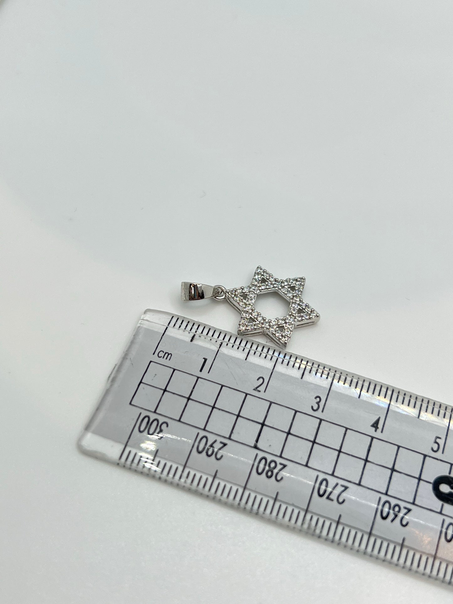 Real silver star of David pendant