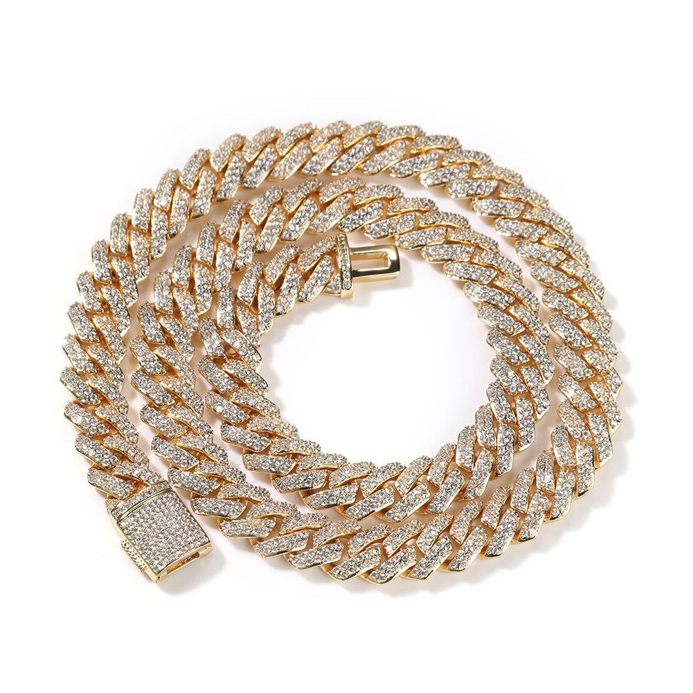 10mm Cuban link iced out chain – 7Jewelry