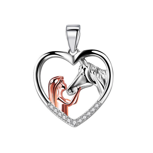 Collier licorne en argent sterling