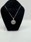 Real silver evil eye necklace