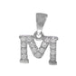 Sterling silver initial necklace