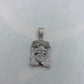 Sterling silver Jesus face pendant