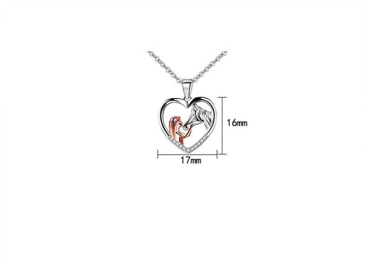 Collier licorne en argent sterling