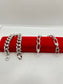 Real silver rhodium plated bracelets