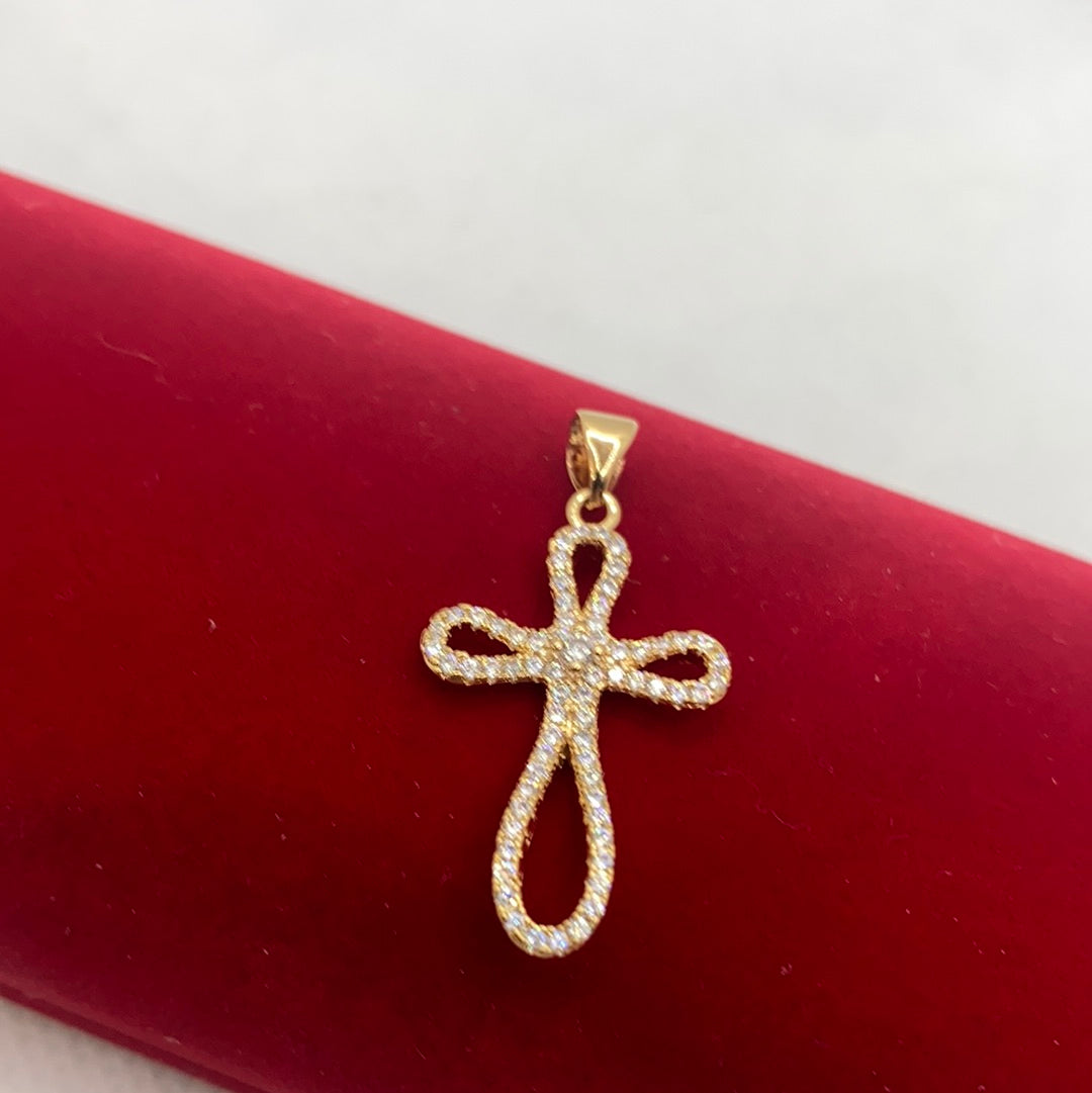 18-K GP Holy Cross & Crucifix