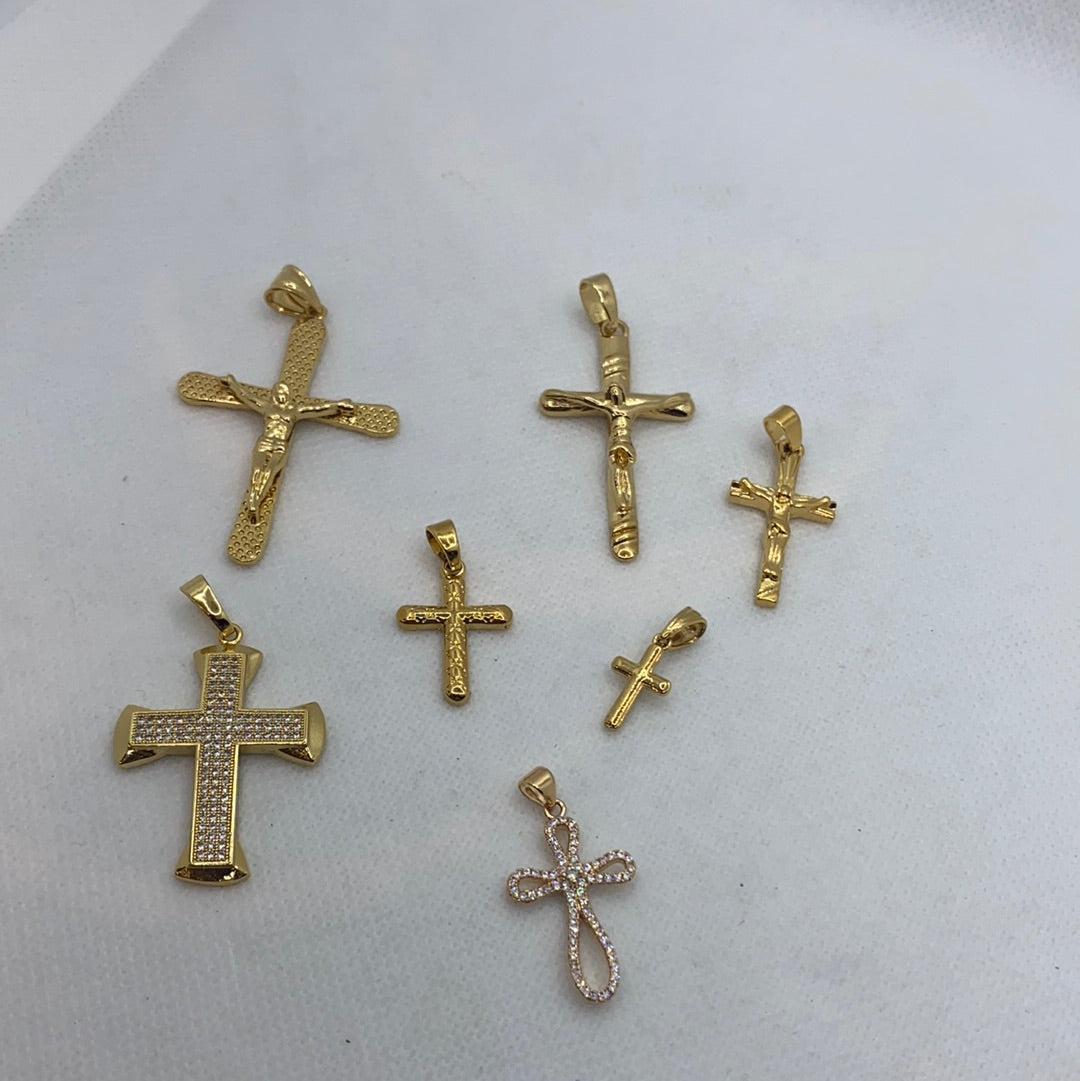 18-K GP Holy Cross & Crucifix