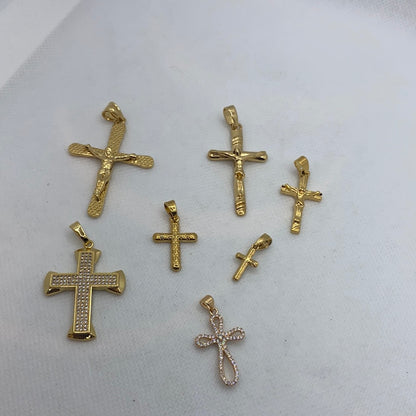 18-K GP Holy Cross & Crucifix