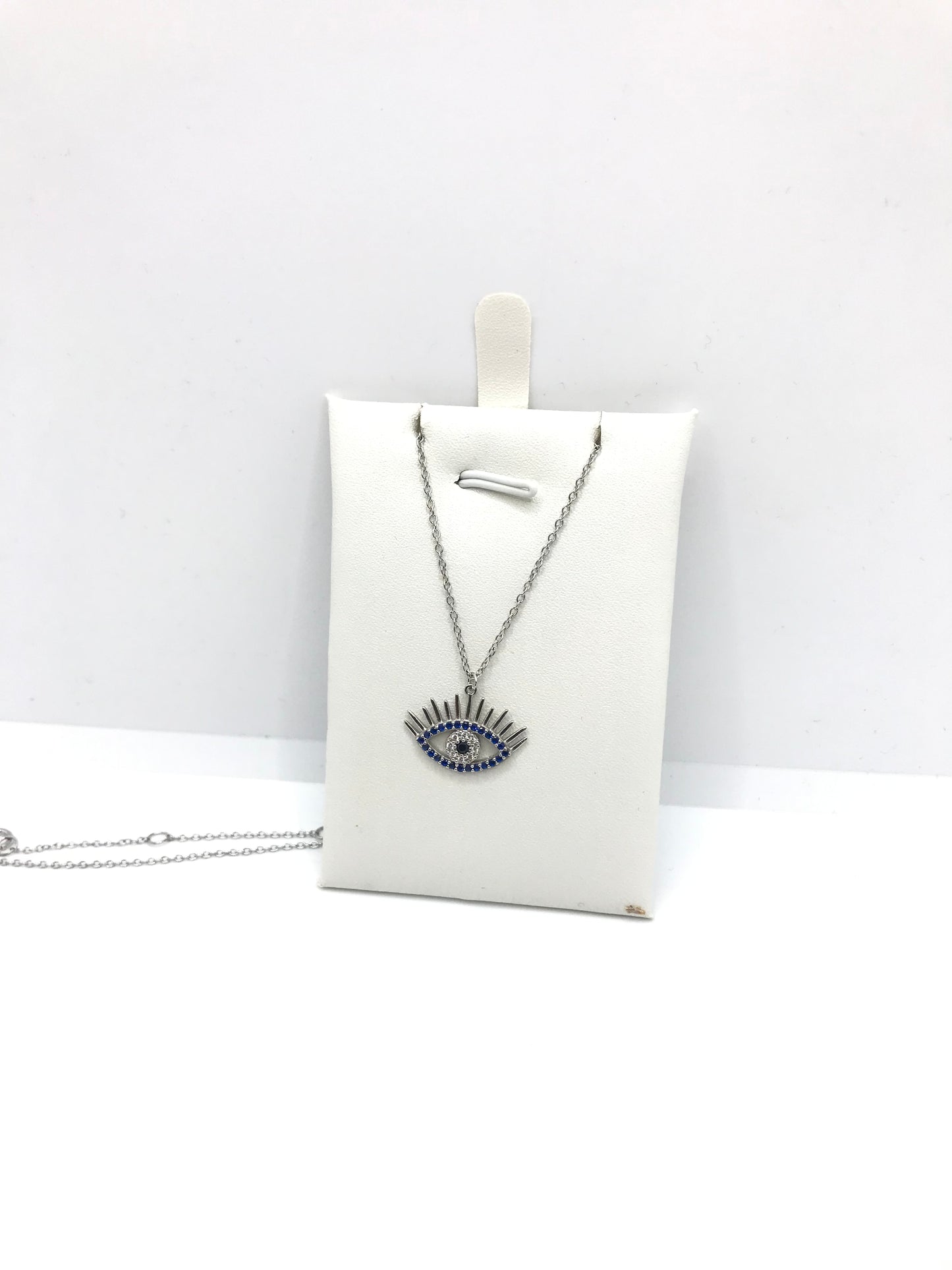 Real silver evil eye  necklace