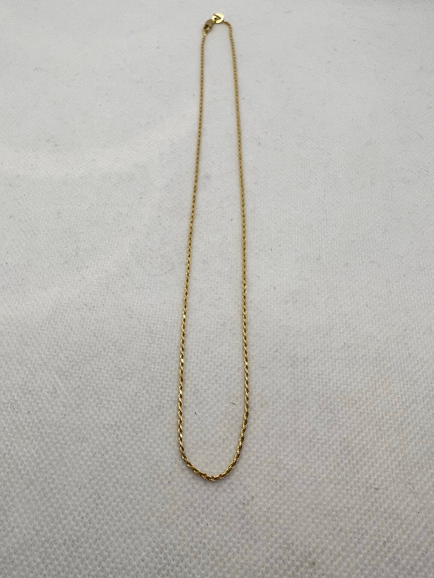 10k gold rope chain