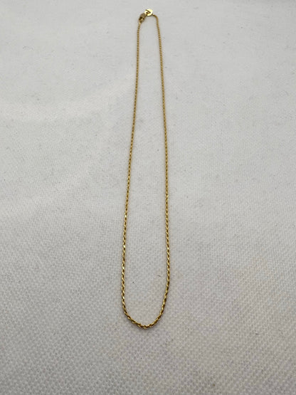 10k gold rope chain