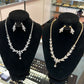 Cubic zirconia jewelry set