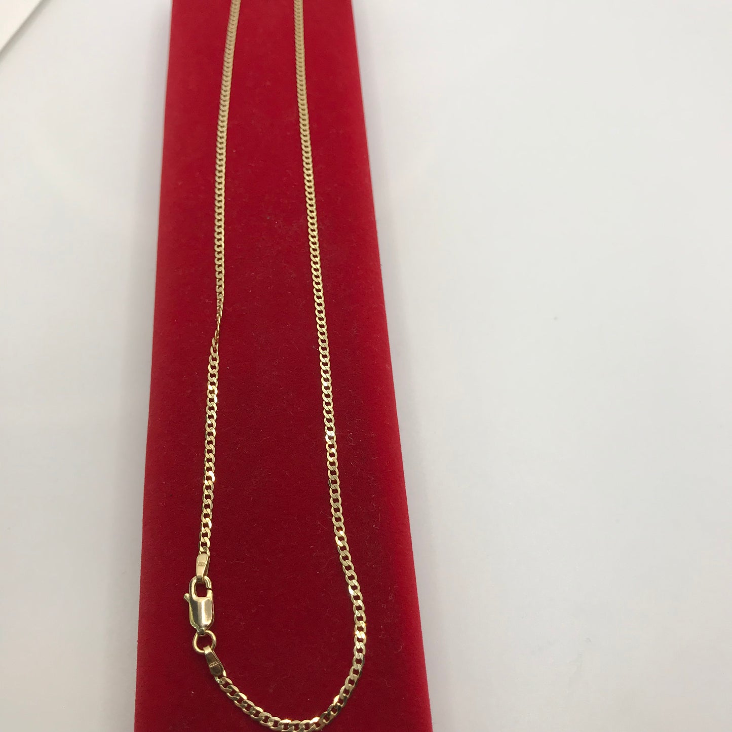 10k gold curb chain