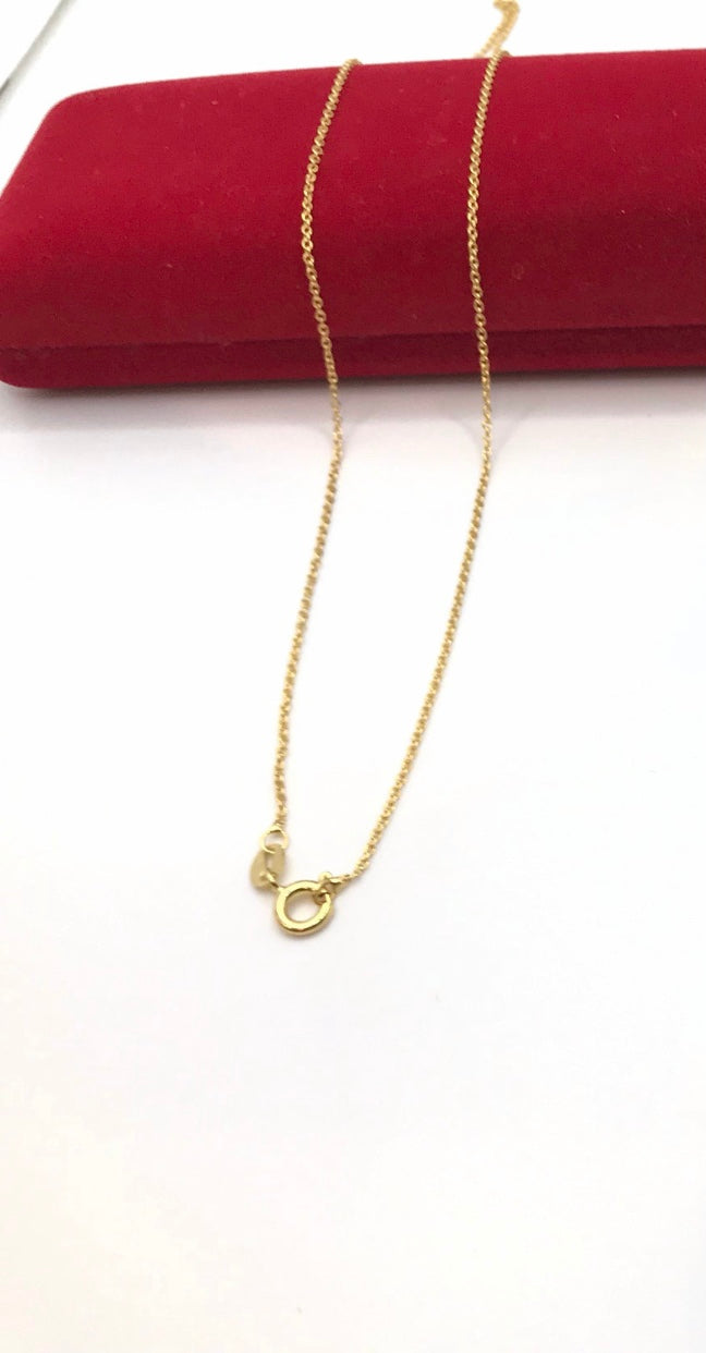 Real silver  gold filled cable  chain