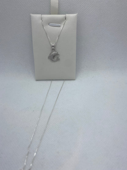 ਅਸਲੀ ਚਾਂਦੀ ਦਾ ਡੌਲਫਿਨ ਹਾਰ
