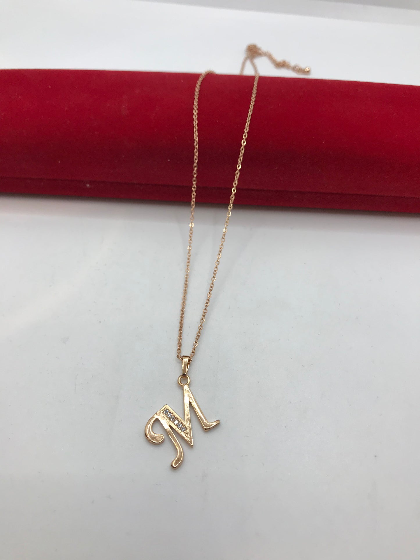 Rosegold Initials Necklace