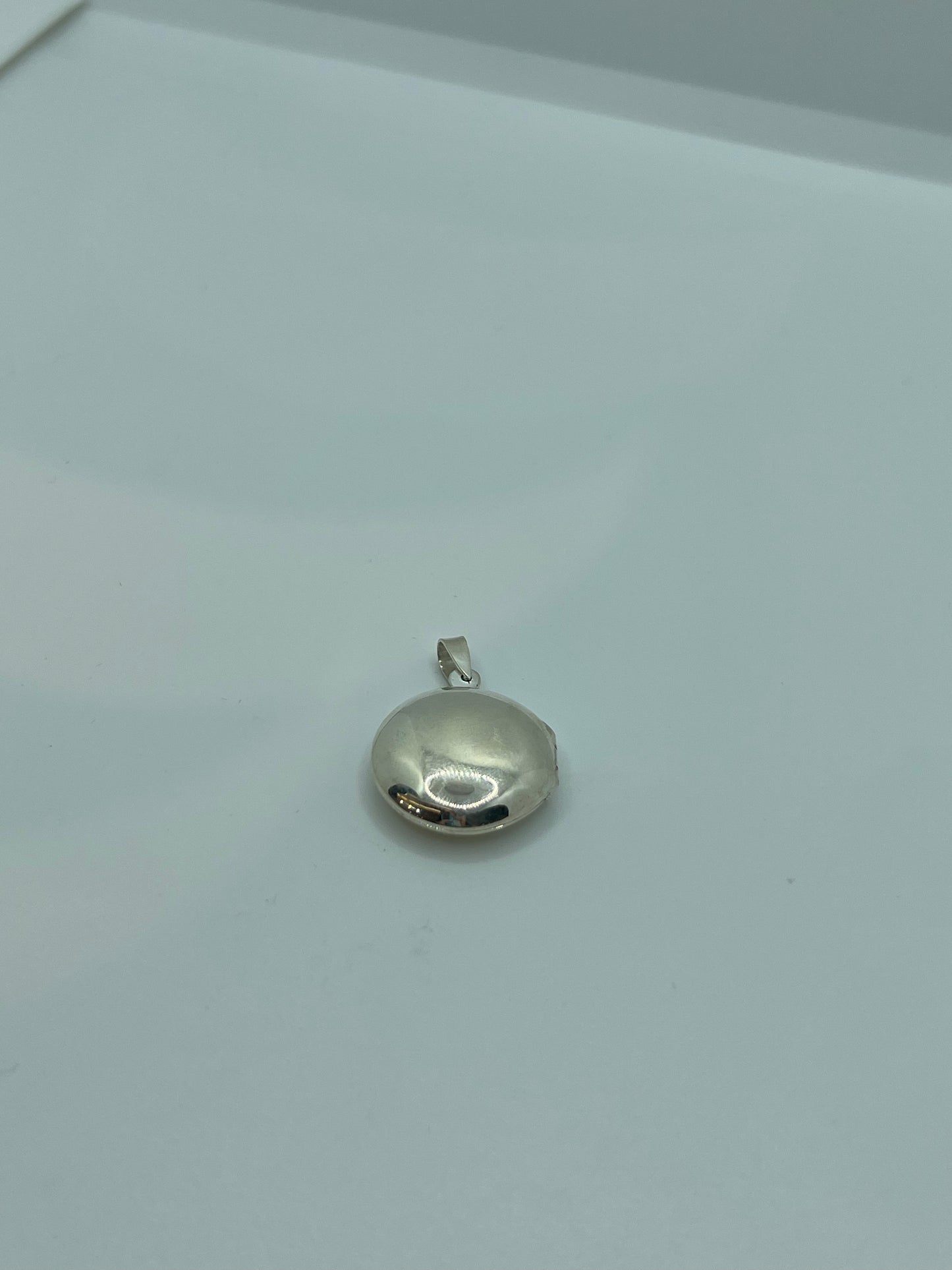 Real silver locket pendant