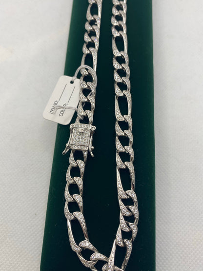 Sterling silver iced out chains