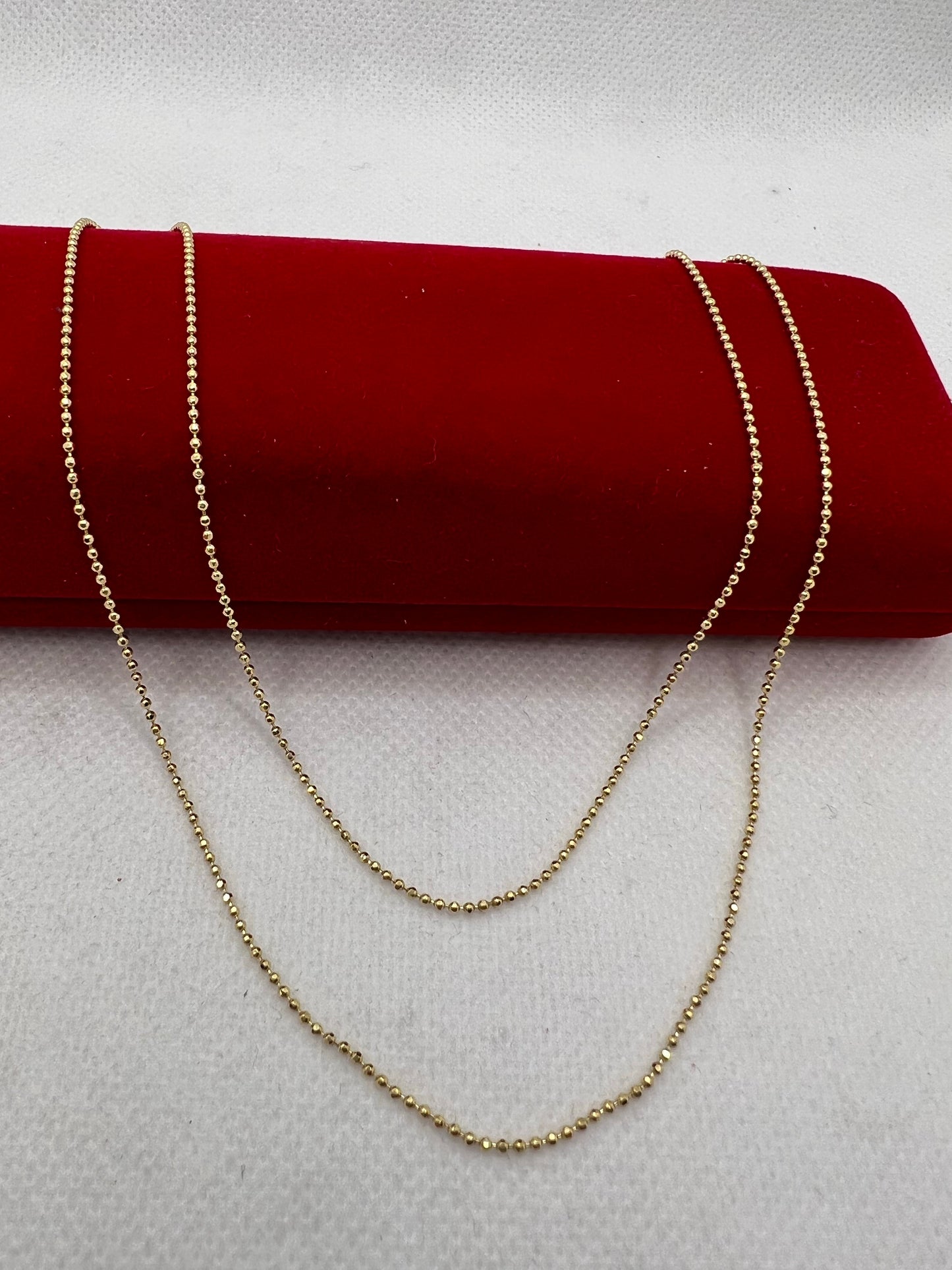 10k gold ball chain