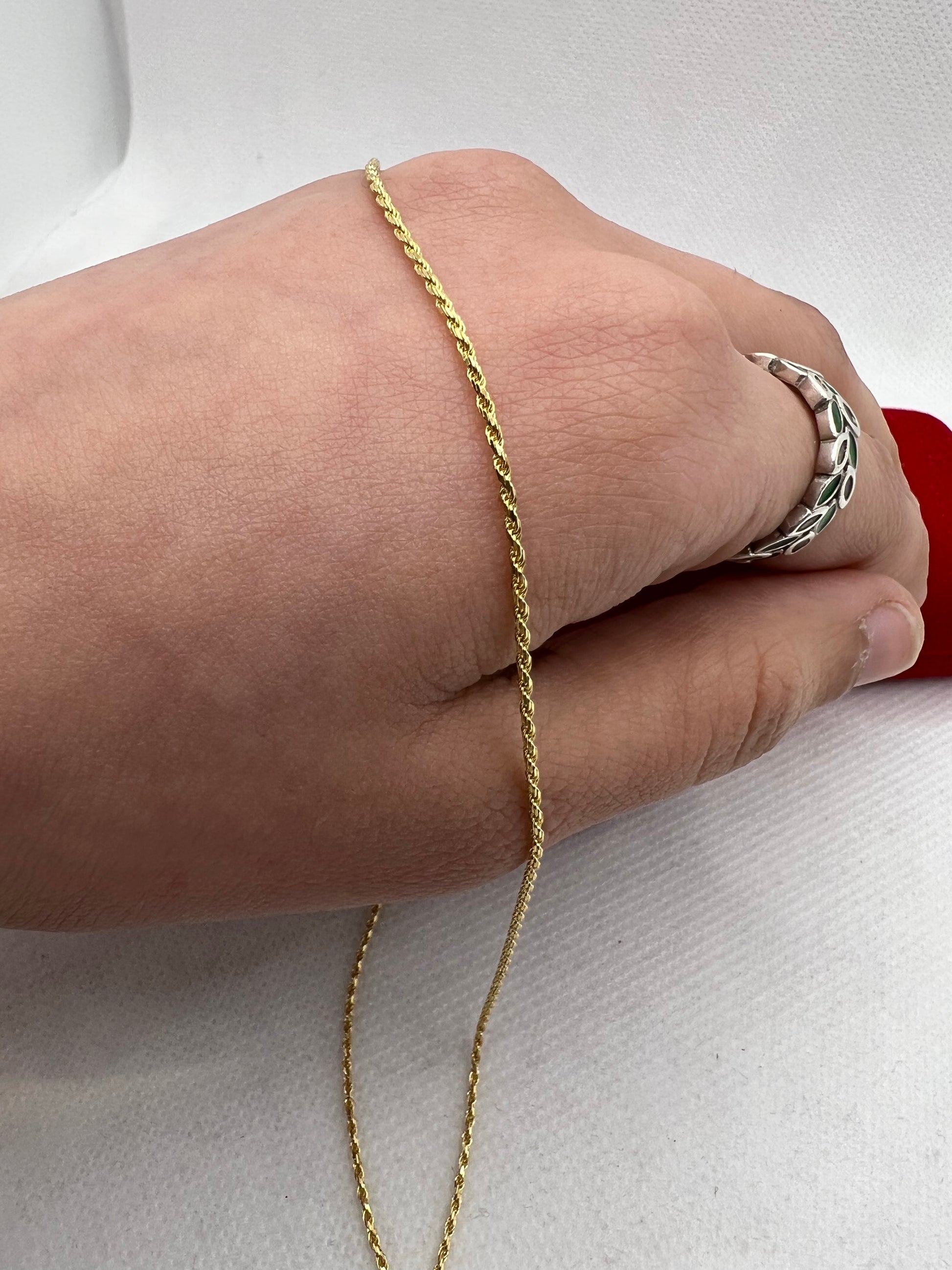 10K Gold 2.5mm Solid Diamond Cut Royal Rope Chain 018ROY-07 | Linwood  Custom Jewelers | Linwood, NJ