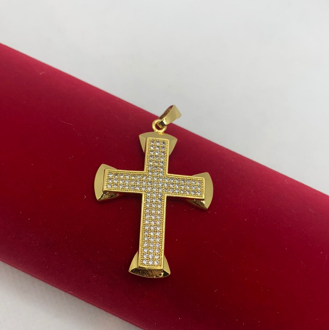 18-K GP Holy Cross & Crucifix