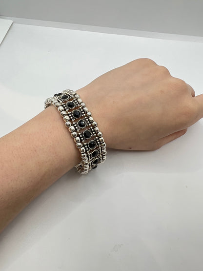 Oxidized Stretchy bracelet