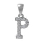 Sterling silver initial necklace