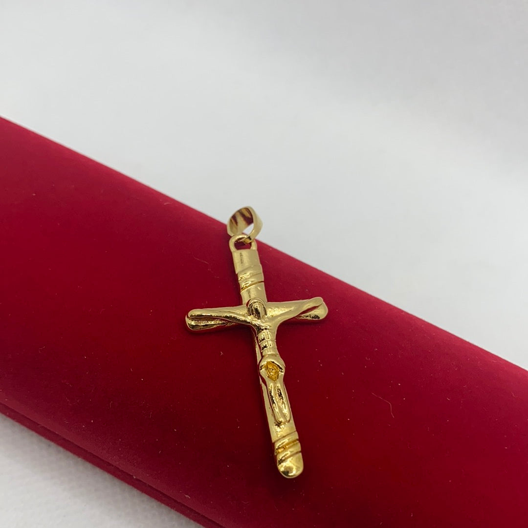 18-K GP Holy Cross & Crucifix