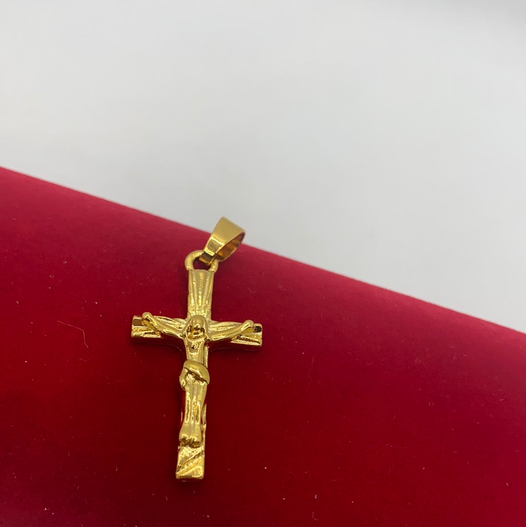 18-K GP Holy Cross & Crucifix