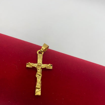 18-K GP Holy Cross & Crucifix