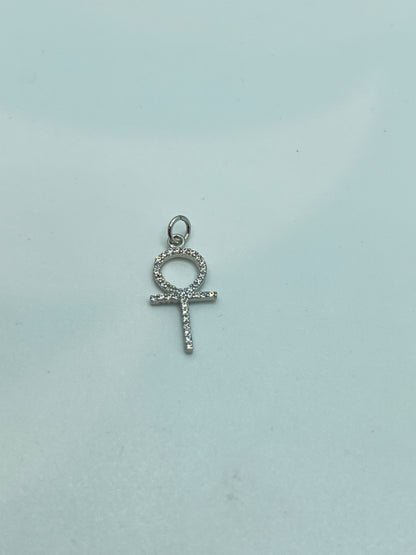 Real silver ankh pendant