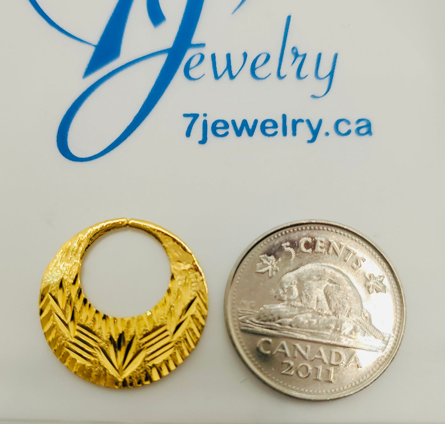 Real Silver 24k Gold Filled fashionable Nattiyan Earrings