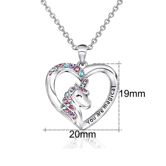 Collier licorne en argent sterling